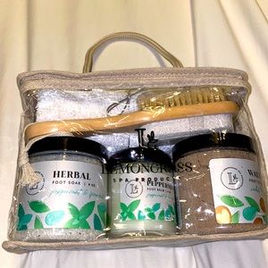 Brand new lemongrass spa products